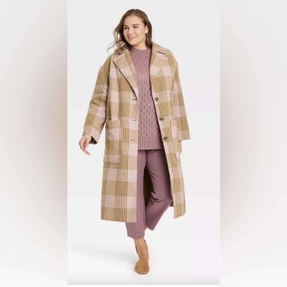 A New Day: Relaxed Fit Overcoat. Size M.